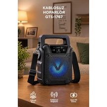 Torima GTS-1767 Bluetooth 5.0 RGB Işıklı El Fenerli Kablosuz Speaker