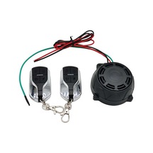 12 V Motosiklet Hırsızlık Önleme Cihazı Ayarlanabilir Hassasiyet Alarmı Uyarı Kornası 2 Uzaktan Kumandalı