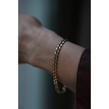 14 Ayar Altın Klasik Kalemli Gurmet Bileklik Blk59425