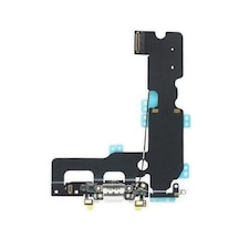 İphone 7 Plus Şarj Soketi Kulaklık Mikrofon Film Bordu Beyaz