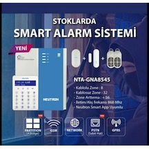 Neutron Nta-Gna8545 Gsm Gprs Pstn Kablolu Kablosuz Alarm Seti Pır Mk Hariç