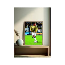 Poster Sarı Lacivert Mason Greenwood Ahşap Çerçeveli Tek Parça Futbol Tablo Çok Renkli - 911967292 Çok Renkli