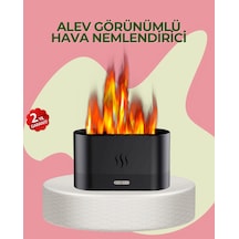Kumandalı Alev Görünümlü Led Hava Nemlendirici Semeglbl - 48 Buhar Makinesi
