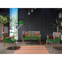 Etnik Desen - Yeşil