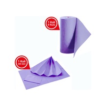 Dentreal Avrupa Rulo Hasta Önlüğü ve Tabla Örtüsü Takım Menekşe