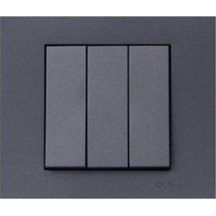 7 Adet Ovivo Grano Füme Üçlü Anahtar Çerçeve Dahil