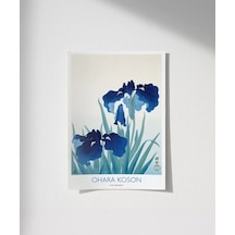 Çerçevesiz Poster Ohara Koson Süsen Çiçekleri 2