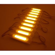 Ledwell Cob Ledli Mercekli Modül Led Sarı - 5Adet