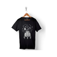 Kitap Okuyan Kız Book Reading Gırl Baskılı Tişört Unisex T-shirt 001