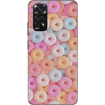 Redmi Note 11 - 11s Uyumlu Renkli Yuvarlak Şekerler Baskılı Silikon Kılıf