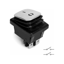 Alkatronik 30a 250v On-off Anahtar Yüksek Akım Kcd4 4 Pin Buton Ip67 Su Geçirmez Led Işıklı Rocker Switch 1