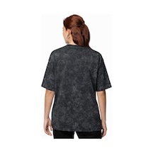 Sevbano Basic Baskısız Unisex Oversize Vintage Yıkamalı Tişört Siyah