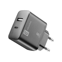 Cellularline Samsung Uyumlu 25W Dual Port Super Fast Şarj Adaptörü