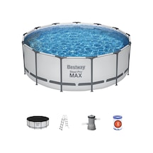 Bestway 5618w Steel Pro Max Prefabrik Yer Üstü Çember Havuz Seti 3,96 M X 1,22 M