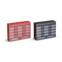 Mey İthalat Portbag Ph02 Hobby Çekmece Seti Kırmızı
