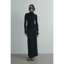 Suud Collection Siyah Boğazlı Body