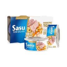 Sasu Ton Salata Fasulyeli Ton Balığı 2 x 160 G