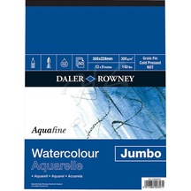 Daler Rowney Aquafine Jumbo Sulu Boya Bloğu 50 Yp 300g 30.5x22.8