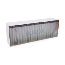 Borox Cam Kültür Tüpü Vida Kapaklı Deney Tüpü 18 x 150 MM 100 Adet