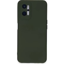 Newface Realme 9i 4g Kılıf Nano İçi Kadife Silikon - Koyu Yeşil