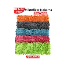 Larimar Makarna Mop Mikrofiber Yedek Paspas Temizlik Bezleri 10'lu 50 CM