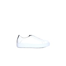 01MS11405 Bueno Shoes Beyaz Kırık Siyah Deri Erkek Spor Ayakkabı