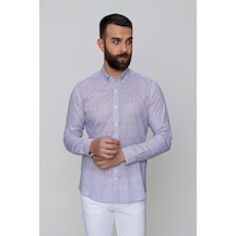 Efor G 1472 Slim Fit Beyaz Spor Gömlek Beyaz