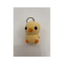 El Örgüsü Civciv Anahtarlık Amigurumi Mini Çanta Süsü El Yapımı Sevimli Hediyelik Açık Sarı Açık Sarı