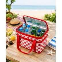 Astraltech Termos Çantası Alüminyum Folyo İç Yüzeyli 22x22x33 Cm Çok Renkli