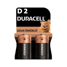 Duracell Alkalin D Pil, 1,5v Lr20 / Mn1300 , 2 Li Paket - 6 Adet Tarı