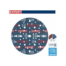 Bosch Expert O780 150 Mm 120 Kum 50'li Cırtlı Folyo Zımpara Diski 2608902451