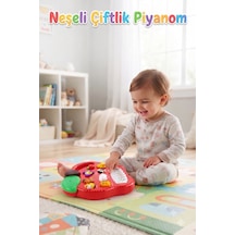 Neşeli Çiftlik Piyanom: Eğitici Ses Ve Müzikli Hayvanları Tanıyalım Ve Müzik Yapalım Kırmızı
