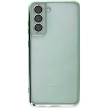 Samsung Galaxy S21 Fe Kılıf Razer Lensli Silikon - Yeşil