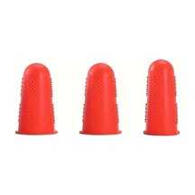 3 Parça Set Isıya Dayanıklı Silikon Parmak Koruyucuları - Kırmızı