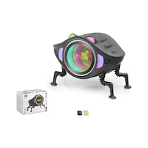 Bluetooth Masaüstü Hoparlör Robot Tasarimli Fm Rgb Cc2a