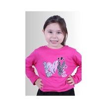 Fyk Kids Kız Çocuk Basic Uzun Kol Tişört Pembe