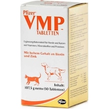 Pfizer Zoetis Vmp Vitamin Kedi Ve Köpekler İçin Tablet 50 Adet