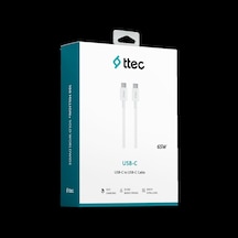 Ttec 2dk45b Usb-c - Usb-c 200cm 65w Pd/q C Hızlı Şarj/data Kablosu