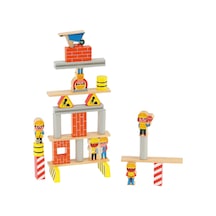 Vilac Construction Site Equilibrist Game Ingela P.arrhenius İnşaat Denge Oyunu