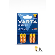 Varta Aaa Longlıfe 4 Lü Alkalin Pil