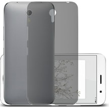 General Mobile Discovery One 4G Kılıf Soft Silikon Şeffaf-Siyah A