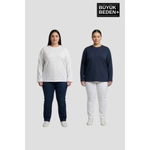 Beyaz - Lacivert