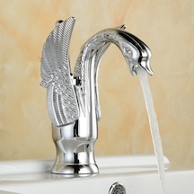 Banyo Lavabo Bataryası Kuğu Antik Krom
