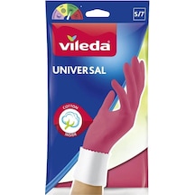 Vileda Standart Universal Doğal Lateks S Beden Kırmızı Eldiven