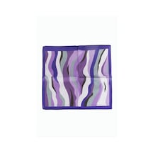 Mor Renkli Zr Şifon Fular 50 50 Cm - Renk: Mor