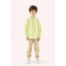 Erkek Çocuk Yeşil Sweatshirt Çok Renkli