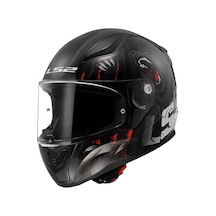 Ls2 Rapid 2 Clawn Kask Mat Siyah - Kırmızı