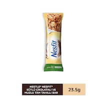 Nestlé Nesfit Sütlü Çikolatalı Ve Muzlu Tam Tahıllı Bar 23,5g