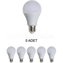 Voltek Vlb01265 12w Led Ampul Beyaz E27 Duy - 5 Adet