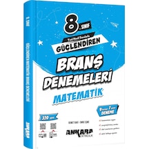 Ankara 2025 8. Sınıf Matematik Branş Denemesi